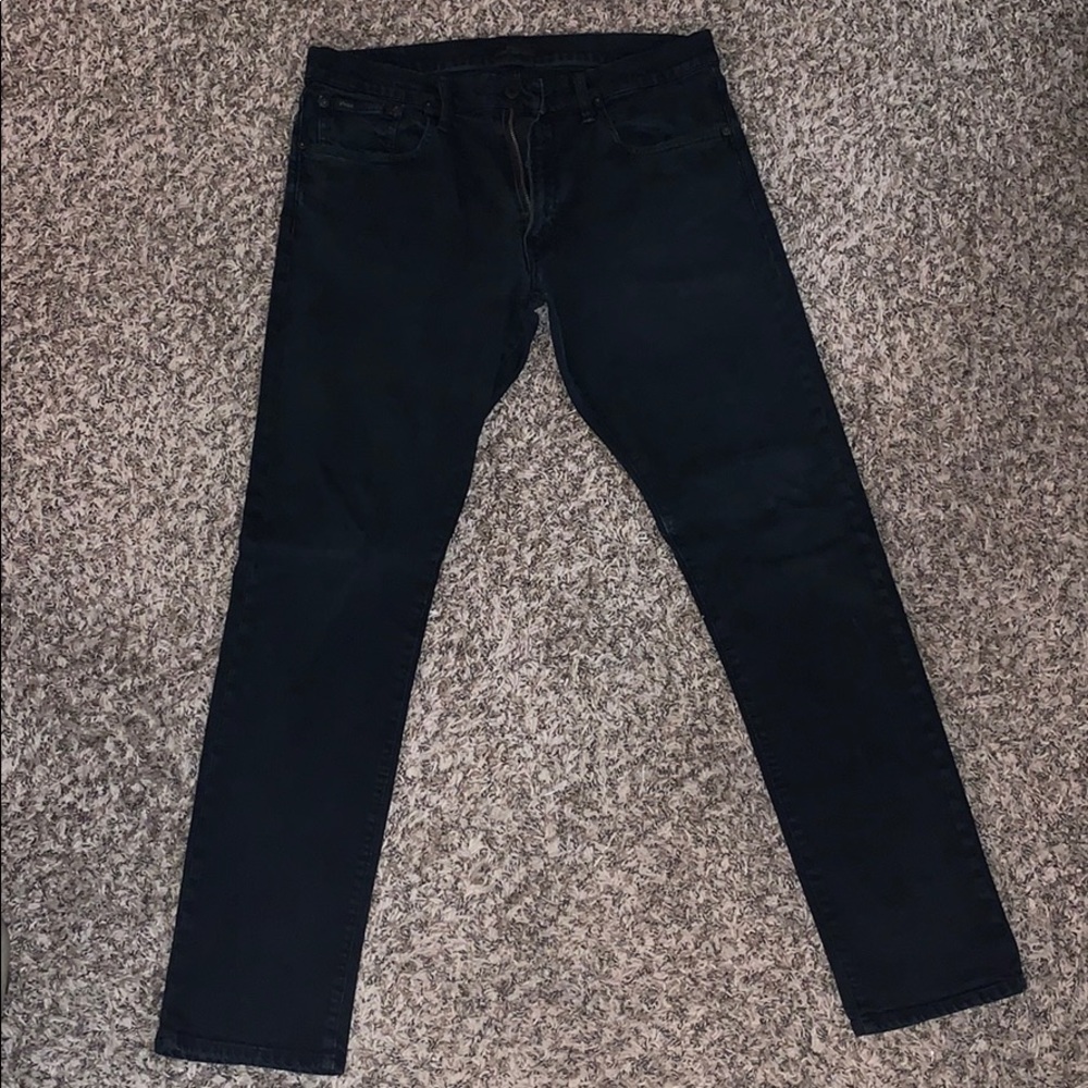 Black Polo Ralph Lauren Sullivan Slim Fit Jeans.